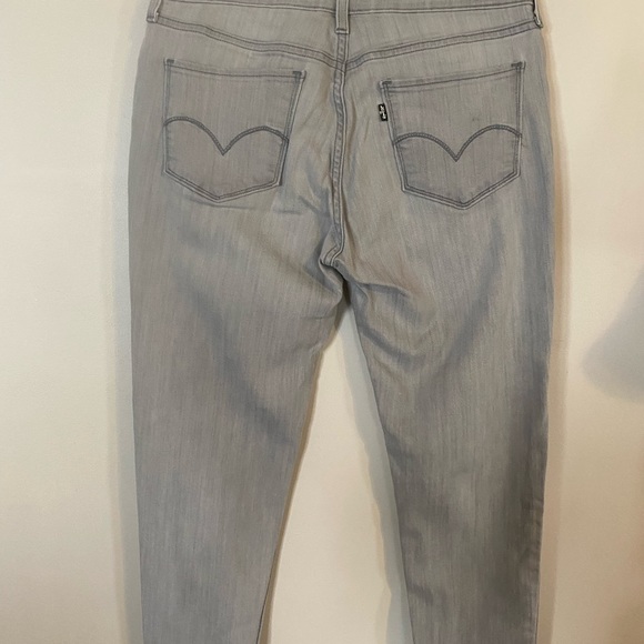 Ladies Levi’s Black Label grey jeans size 30 - Picture 2 of 8